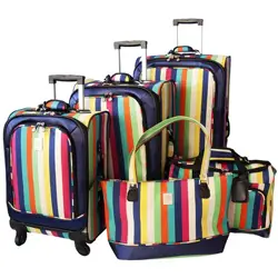 5 piece unique luggage sets