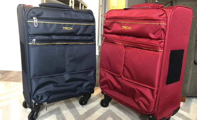 tach luggage soft side carryon