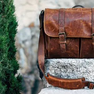 best leather messenger bag for men