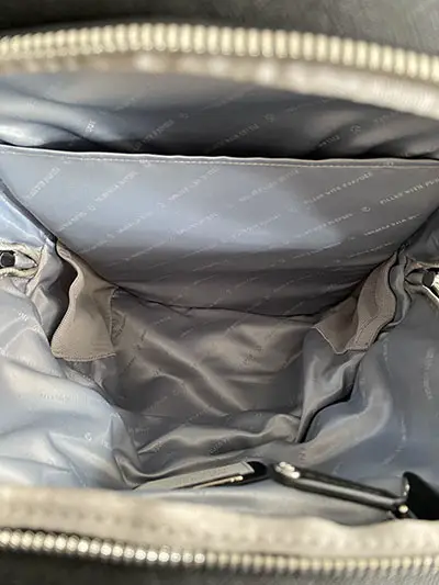 inside of vessel backpack